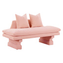Hyde Velvet Pedestal Sofa | TOV