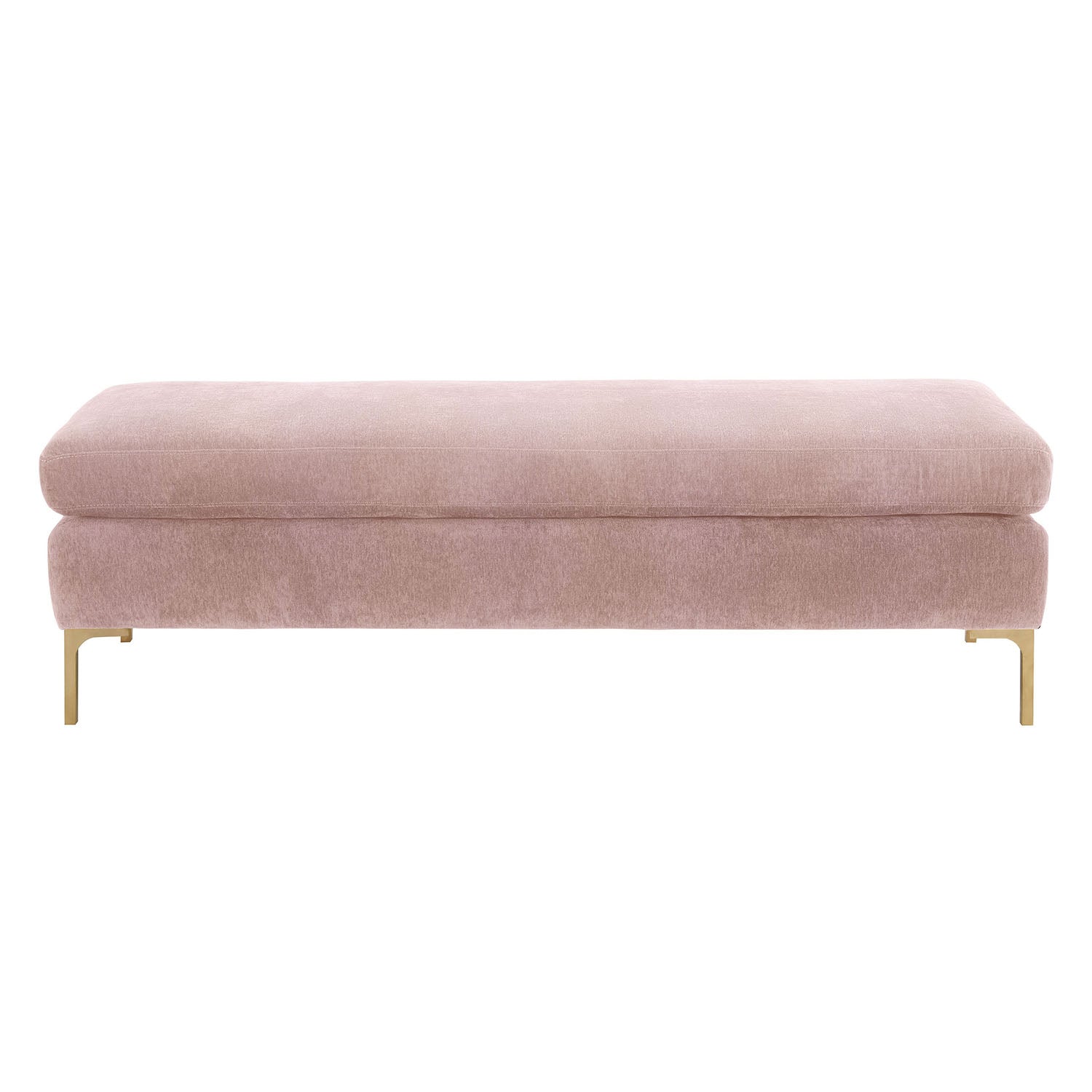 Tov Furniture Delilah Textured Velvet Bench