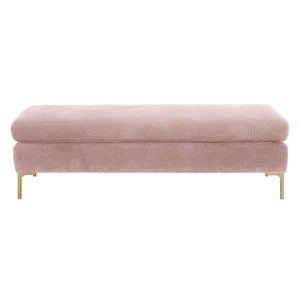 Tov Furniture Delilah Textured Velvet Bench