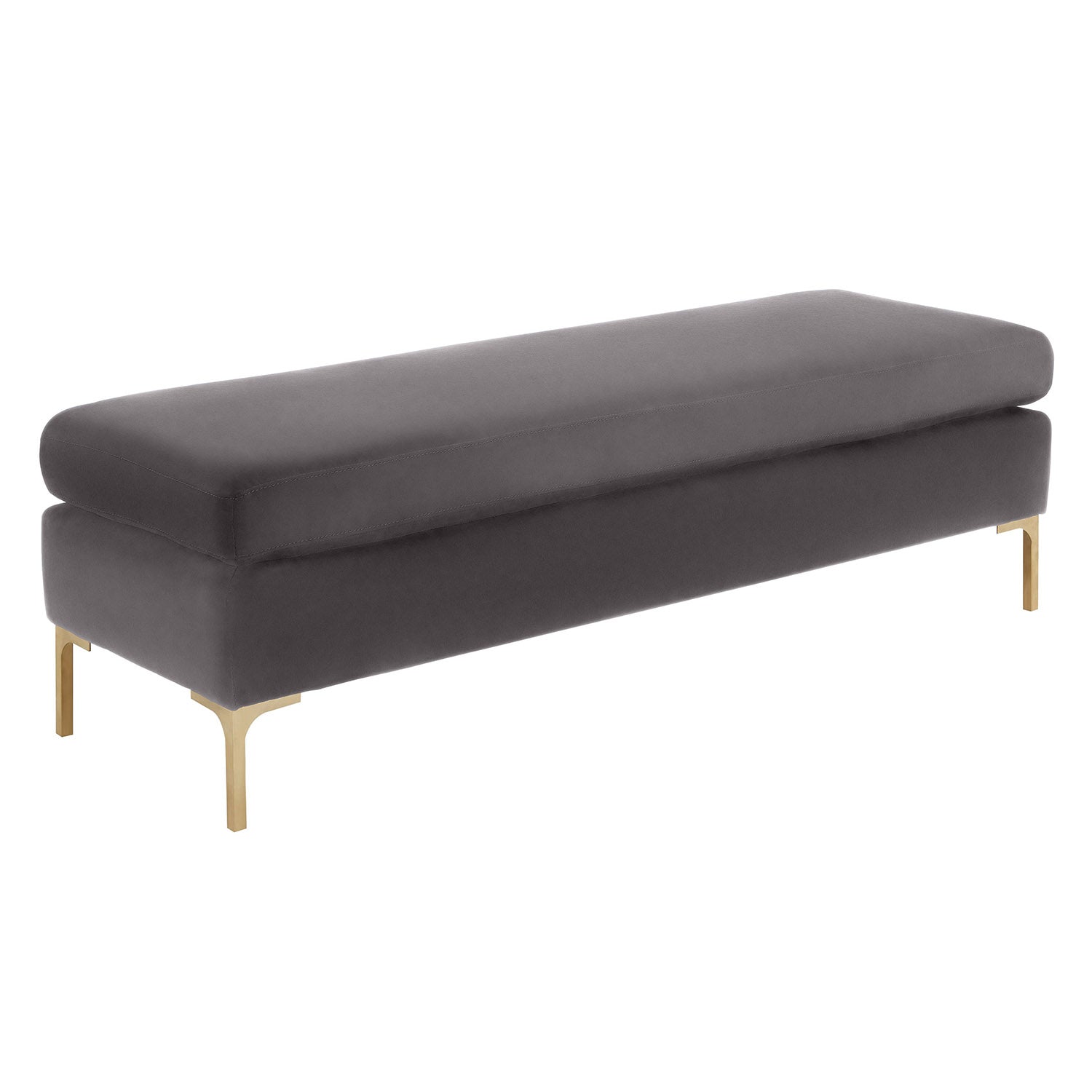 Tov Furniture Delilah Textured Velvet Bench