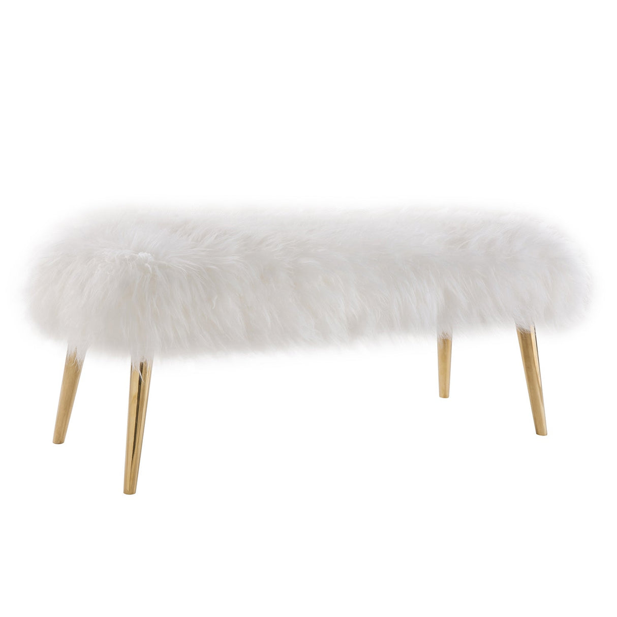 Tov Furniture Churra Sheepskin Bench