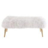 Tov Furniture Churra Sheepskin Bench