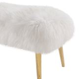 Tov Furniture Churra Sheepskin Bench