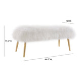 Tov Furniture Churra Sheepskin Bench