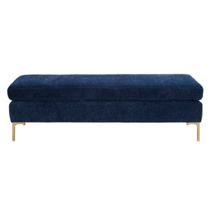 Tov Furniture Delilah Textured Velvet Bench