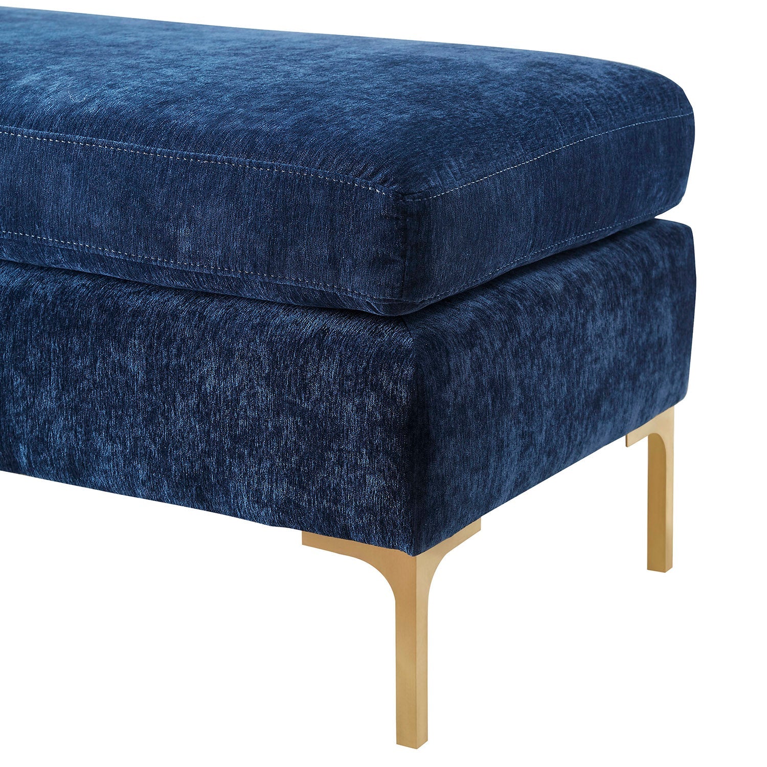 Tov Furniture Delilah Textured Velvet Bench