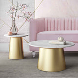 Tov Furniture Bleeker Marble Side Table