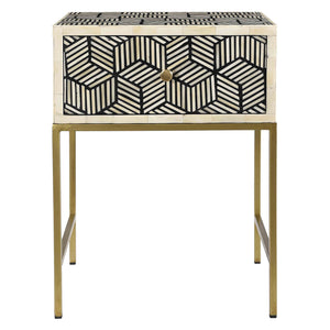 Tov Furniture Bone Inlay Side Table