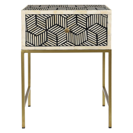 Tov Furniture Bone Inlay Side Table