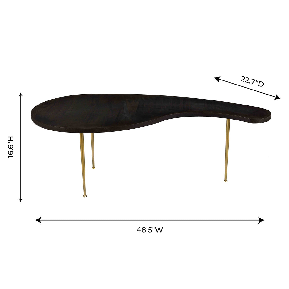 Tov Furniture Haiku Iron Coffee Table