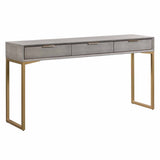 Tov Furniture Pesce Shagreen Console Table