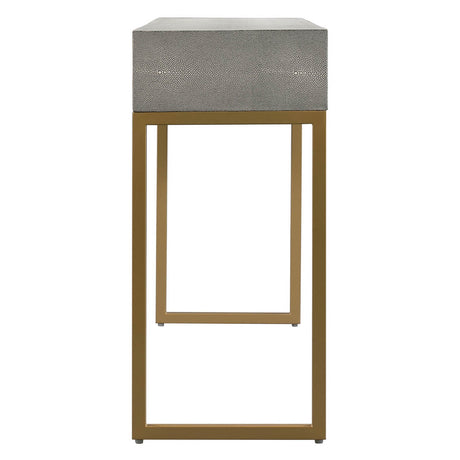 Tov Furniture Pesce Shagreen Console Table