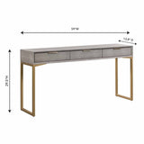 Tov Furniture Pesce Shagreen Console Table