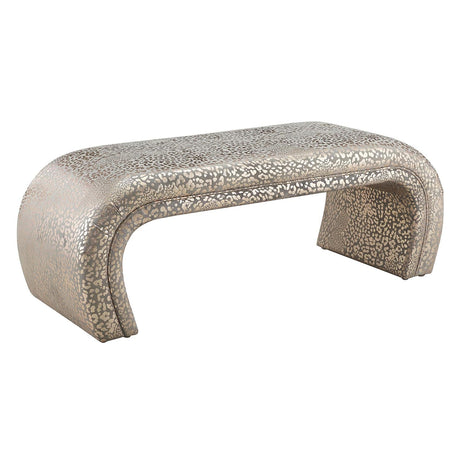 Tov Furniture Kenya Gilded Leopard Bench