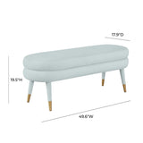 Betty Velvet Bench | TOV | Home Elegance USA