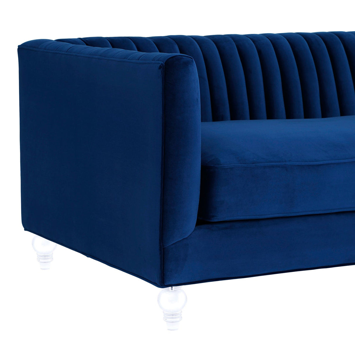 Aviator Velvet Sofa | TOV | Home Elegance USA