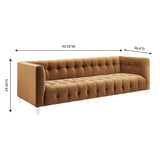 Bea Velvet Sofa | TOV | Home Elegance USA