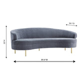 Baila Velvet Sofa | TOV | Home Elegance USA