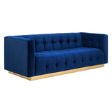 Tov Furniture Roma Velvet Sofa