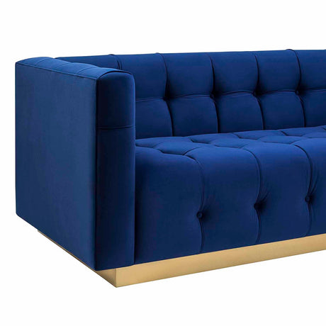 Tov Furniture Roma Velvet Sofa