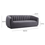 Tov Furniture Arno Velvet Sofa