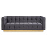 Tov Furniture Roma Velvet Sofa