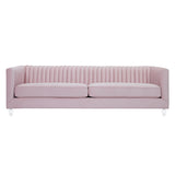 Aviator Velvet Sofa | TOV | Home Elegance USA