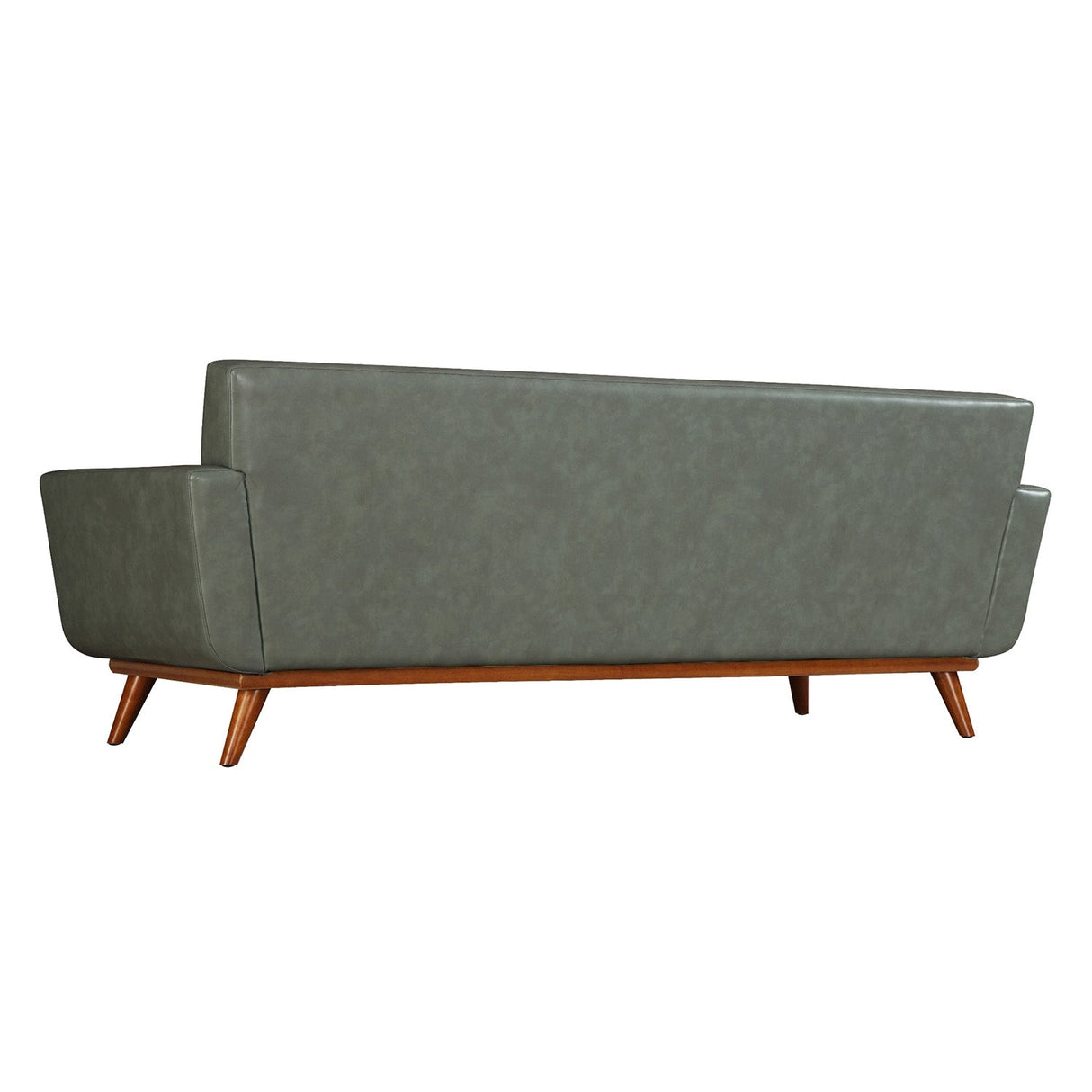 Tov Furniture Lyon Smoke Gray Leather Sofa