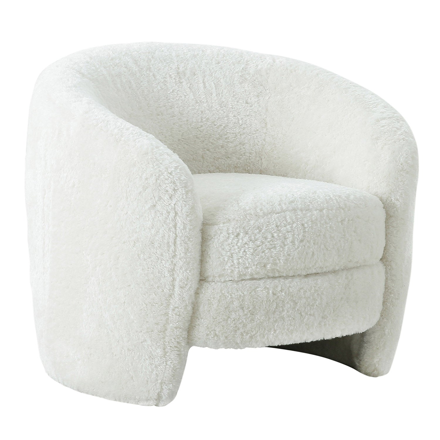 Dakota Shearling Armchair | TOV - TOV - S44136 - Home Elegance USA - 1