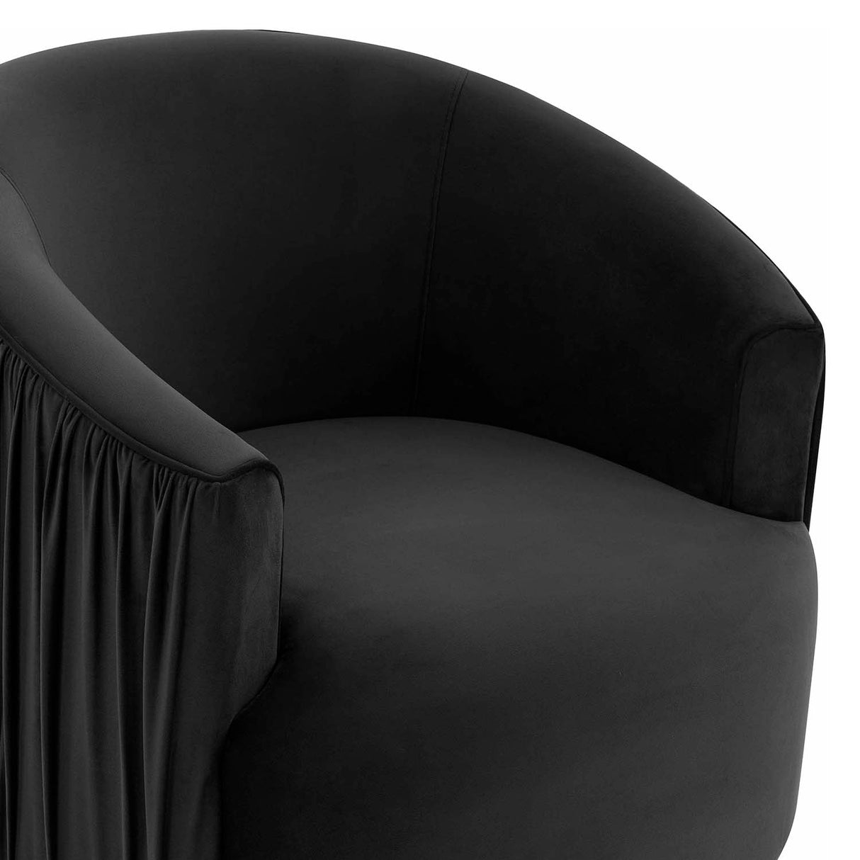 Tov Furniture London Pleated Swivel Chair