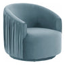 Tov Furniture London Pleated Swivel Chair