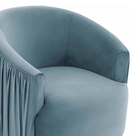 Tov Furniture London Pleated Swivel Chair