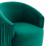 Tov Furniture London Pleated Swivel Chair