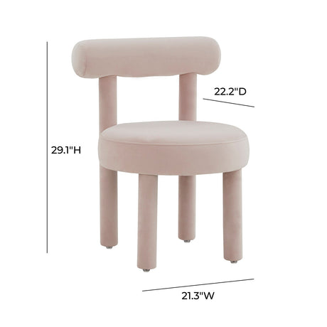 Tov Furniture Carmel Velvet Chair