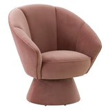 Allora Velvet Swivel Chair | TOV - TOV - S44219 - Home Elegance USA - 1