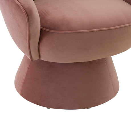 Allora Velvet Swivel Chair | TOV - TOV - S44219 - Home Elegance USA - 6