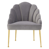 Tov Furniture Daisy Velvet Chair