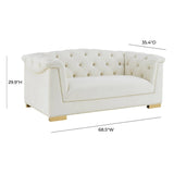 Tov Furniture Farah Velvet Loveseat