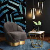 Tov Furniture Bloom Velvet Chair