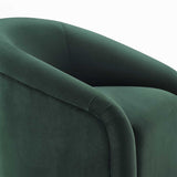 Tov Furniture Boboli Velvet Chair/Ottoman Set