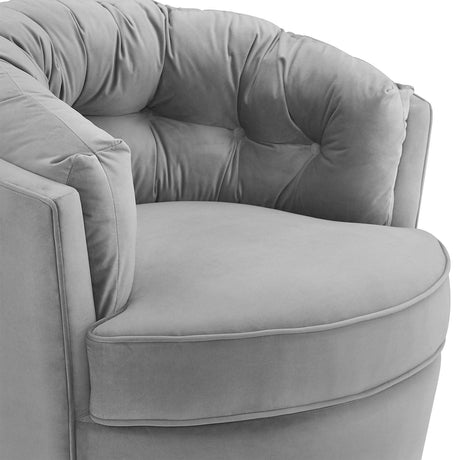 Tov Furniture Eloise Velvet Swivel Chair