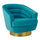 Canyon Velvet Swivel Chair | TOV | Home Elegance USA