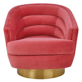 Tov Furniture Canyon Velvet Swivel Chair