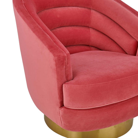 Tov Furniture Canyon Velvet Swivel Chair