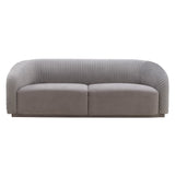 Tov Furniture Yara Pleated Velvet Sofa