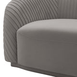 Tov Furniture Yara Pleated Velvet Sofa