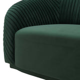 Tov Furniture Yara Pleated Velvet Sofa