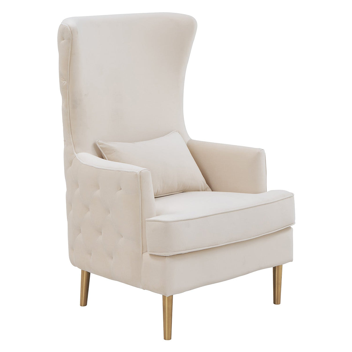 Tov Furniture Alina Tall Tufted Back Chair