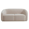 Yara Pleated Velvet Loveseat | TOV