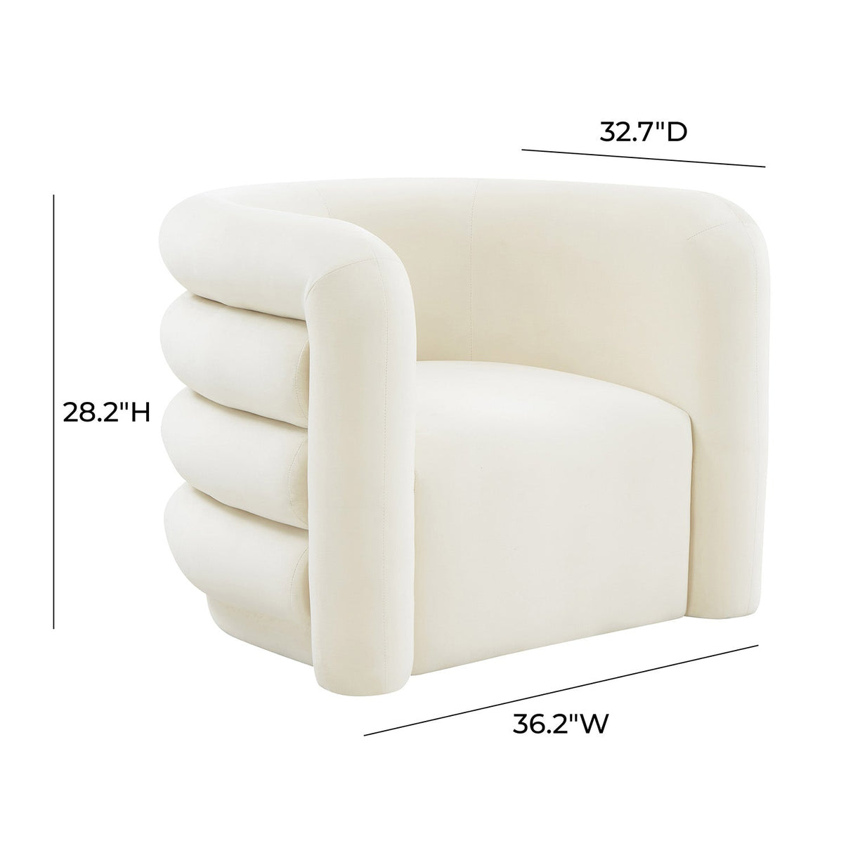 Tov Furniture Velvet Lounge Chair